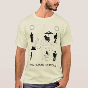 Alla en man för kryddar t shirt