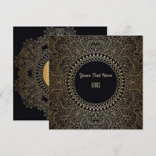 Alla evenemang Elegant Guld Mandala Spara Datumet