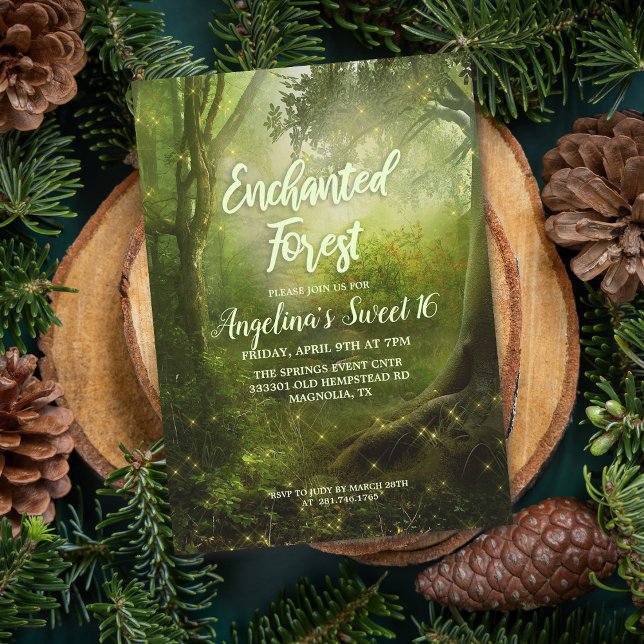 ALLA EVENEMANG - Förtrollad Skog Inbjudan (Skapare uppladdad)