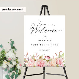 Alla evenemang, , Rosa och välkomsttecken för Ro G Poster