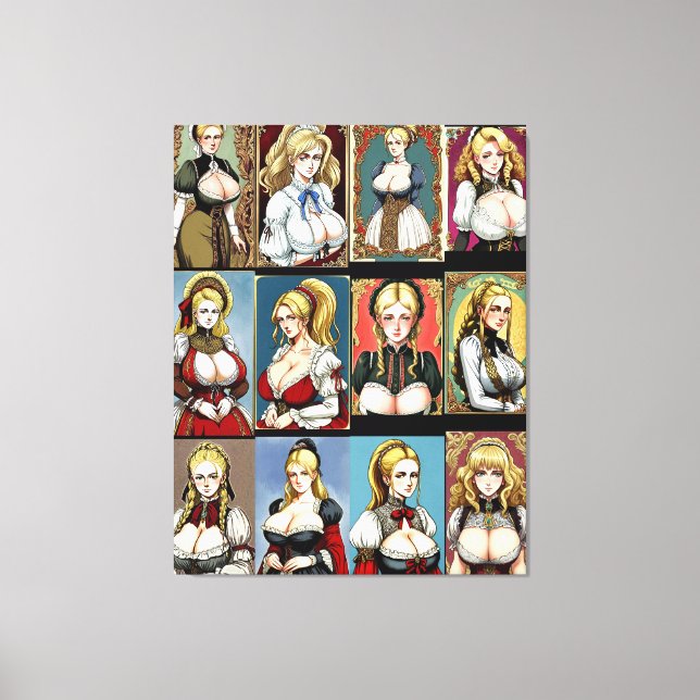 Alla Faire Maidens Canvastryck (Framsida)