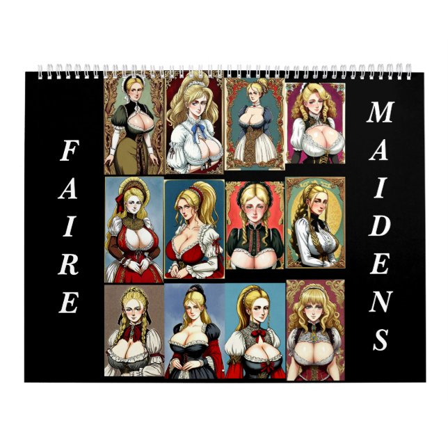 Alla Faire Maidens Kalender (Omslag)
