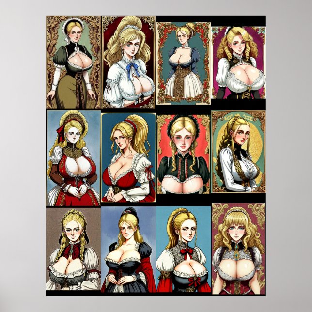Alla Faire Maidens Poster (Framsidan)