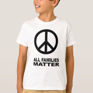 Alla familjer tee shirt