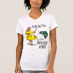 Alla fångstfartyg för flickor t-shirt