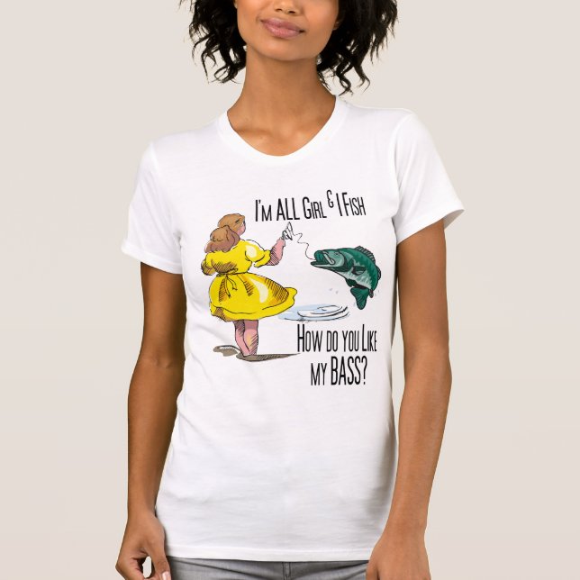 Alla fångstfartyg för flickor t-shirt (Framsida)