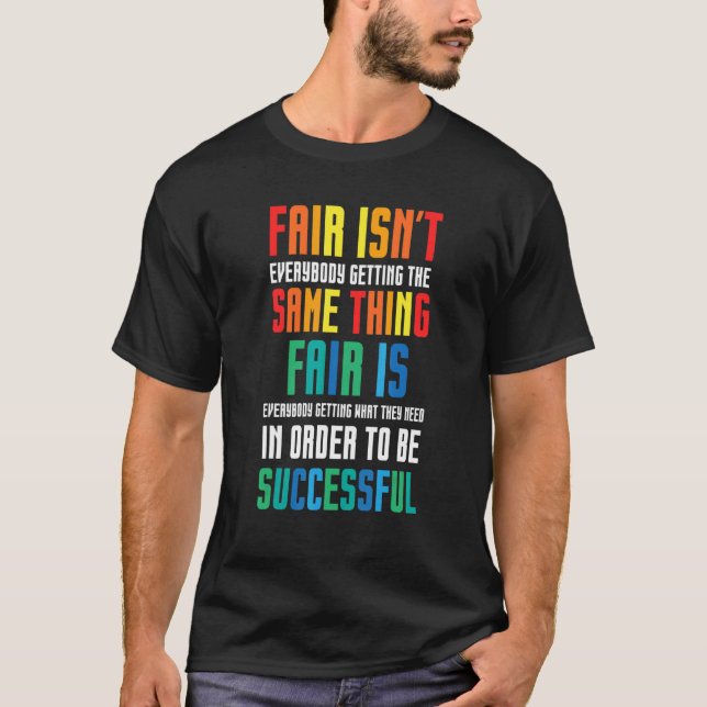 Alla får inte samma Sak Speci T Shirt (Framsida)
