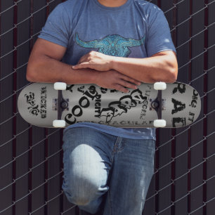 Alla Färg är Retro Mini Skateboard Bräda 18,5 Cm