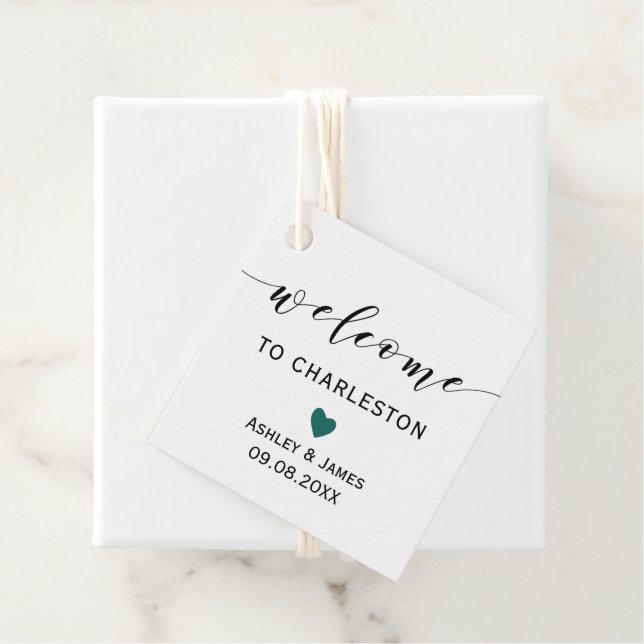 Alla Färg Heart Bröllop Välkomsthjälpmedel Märkre Gåvor Etiketter (På plats)