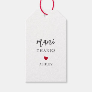 Alla Färg Heart Mani-Märkre, Manicuit Kit Presentetikett