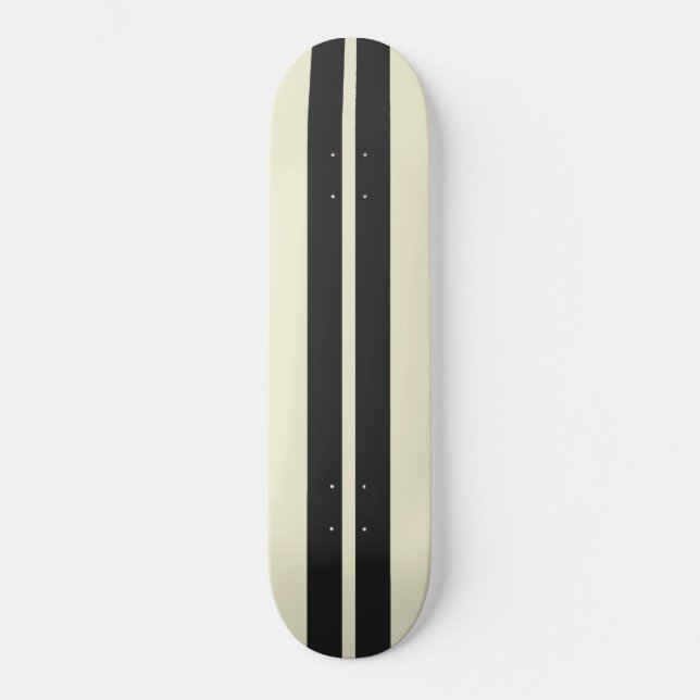 Alla Färg-Randar för bakgrundsbelysning och svartf Mini Skateboard Bräda 18,5 Cm (Framsida)