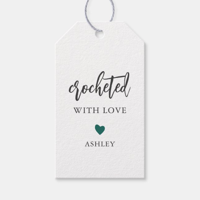 Alla Färg som korsas med Kärlek, handgjorda Presentetikett (Framsidan)