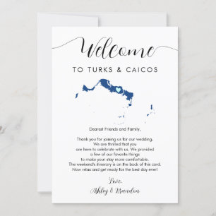 Alla Färg Turk & Caicos Bröllop Välkomsthisterary