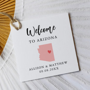Alla färger Arizona Bröllopspresent Välkomstpresen Gåvor Etiketter