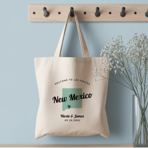 Alla färger New Mexico bröllops välkomstpåse, Tygkasse