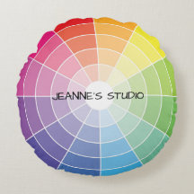 Alla färger som färg rullar, kudder