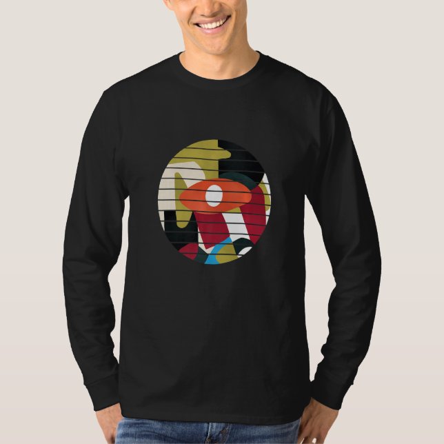 Alla färgstarka Abstrakter i Öga T Shirt (Framsida)