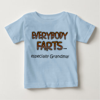 Alla Farts, särskilt mormor! Spädbarnskjorta T-shirt