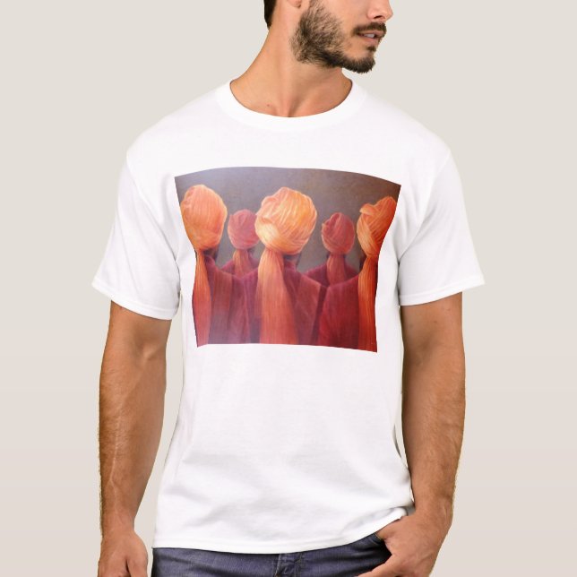 Alla fem huvuden t shirt (Framsida)