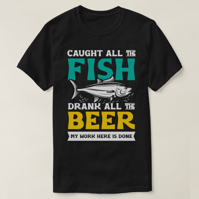 Alla fiskens marinskningar. t shirt (Design framsida)