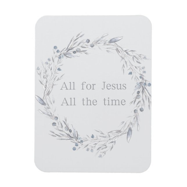Alla för Jesus, hela tidsenergin Magnet (Vertikal)