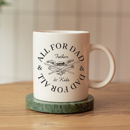 Alla för Pappa för all musketeer Fars dag Gift Kaffemugg