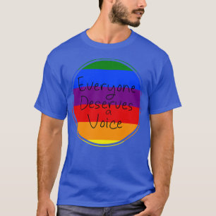 Alla förtjänar en röst 6 t shirt