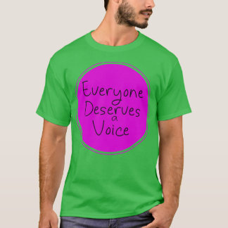 Alla förtjänar en röst 9 t shirt