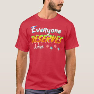 Alla förtjänar en röst t shirt