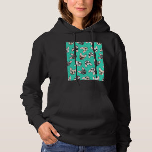 Alla frenchies Teal Cute Fransk Bulldog Graphi T Shirt