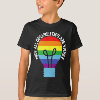 Alla funktionshinder är inte synliga. t shirt