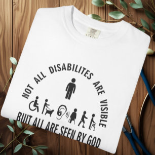 Alla funktionshinder är synliga t shirt