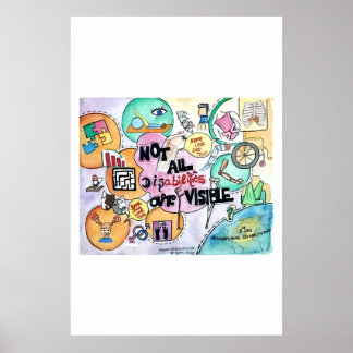 Alla funktionsnedsättningar är inte synliga vatten poster