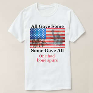 Alla gav en del, några gav alla t shirt