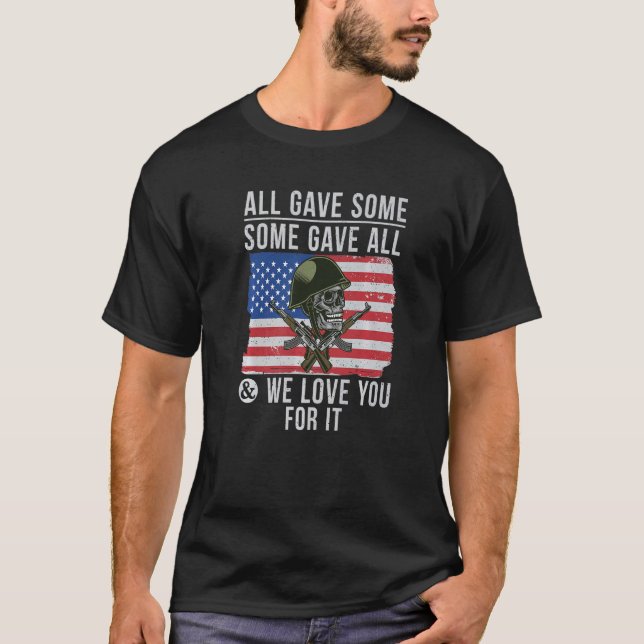 Alla gav lite pengar och vi Kärlekar dig för det. T Shirt (Framsida)