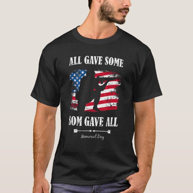 Alla gav lite veteran och minnesmärken. t shirt (Framsida)
