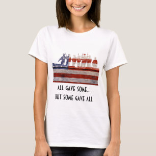 alla gav något, några gav alla. STÖTTA SOLDATE T Shirt