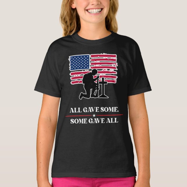 Alla gav något, somliga gav allt t shirt (Framsida)
