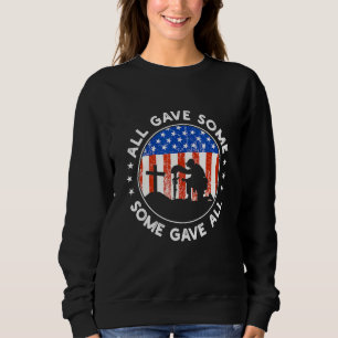 Alla gav visst lite av USA flagga veteranmedlemska T Shirt