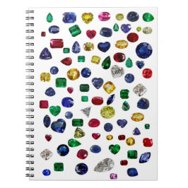 Alla Gemstones färgstarka Anteckningsbok