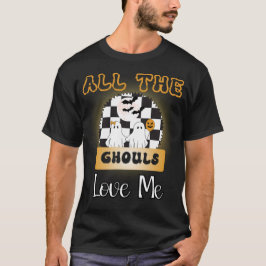 Alla Ghouls Kärlek Me Halloween Costume för barn T Shirt