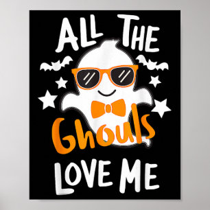 Alla Ghouls Kärlek Me Halloween Costume Småbarn B Poster