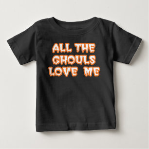 Alla Ghouls Kärlek Me Småbarn Black-Shirt T-shirt