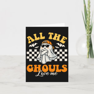 Alla Ghouls Kärlek Me Småbarn Halloween Boy Kort