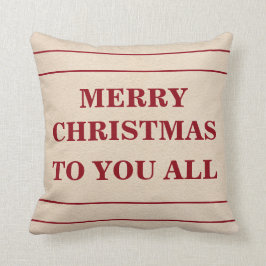 Alla god jul till dig kudde