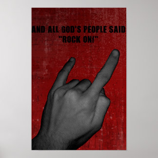 Alla Guds folk Rocked! Poster