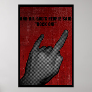 Alla Guds folk Rocked! Poster