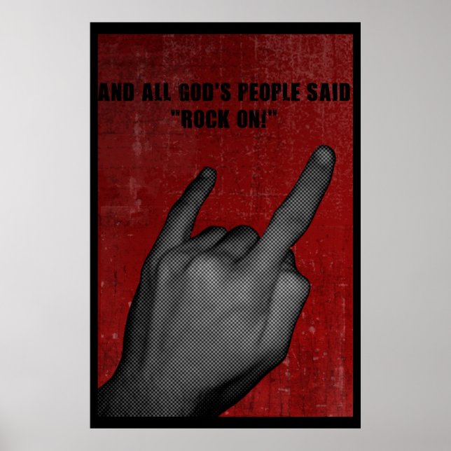 Alla Guds folk Rocked! Poster (Framsidan)