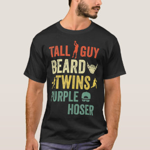 Alla Guy Beard vinner Lila Hoser Perfekt T Shirt