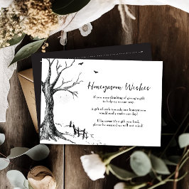 Alla Hallow Kväll Halloween vårt Honeymoon-vykort Tilläggskort